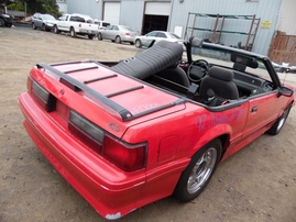 1992 FORD MUSTANG GT RED CONVERTIBLE 5.0L AT  F17001